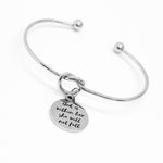 God Is Within Her She Will Not Fall Charm Bracelet, Psalm 46 5, Gift For Her, Daughter Gift, Encouragement, Christian Woman, Faith Gift