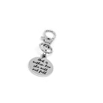 God Is Within Her She Will Not Fall Christian Clip On Charm, Psalm 46 5 Charm, Scripture Charm, Christian Gifts, Bible Bag Charm, Daughter