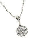 Saint Catherine of Sweden Patron Saint Of Miscarriages Pendant Necklace, Catholic Saints, Gift For Her, Wife, Daughter, Pregnancy Loss