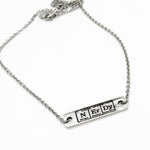 Nerdy Connector Charm Necklace, Nerdy Friend Gift For Her, Wife Gift, Daughter Gift, Funny Gifts, Periodic Table Gift For Her