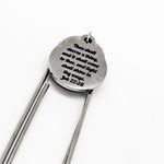 Thou Shall Decree A Thing And It Shall Come to Thee Charm Bookmark, Job 22 28, Bible Bookmark, Scripture Gift, Bible Verse Gift, Faith