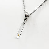 Mustard Seed Faith Necklace Stainless Steel Link Chain Resin Bar Pendant Christian Jewelry Inspired By Matthew 17 20 By JKCE Designs