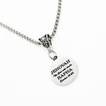 Jehovah Rapha the God Who Heals Necklace, Exodus 15 26, Faith Healing, Beliver, Christian, Sickness Gift, Cancer Diagnosis Gift, Health Gift