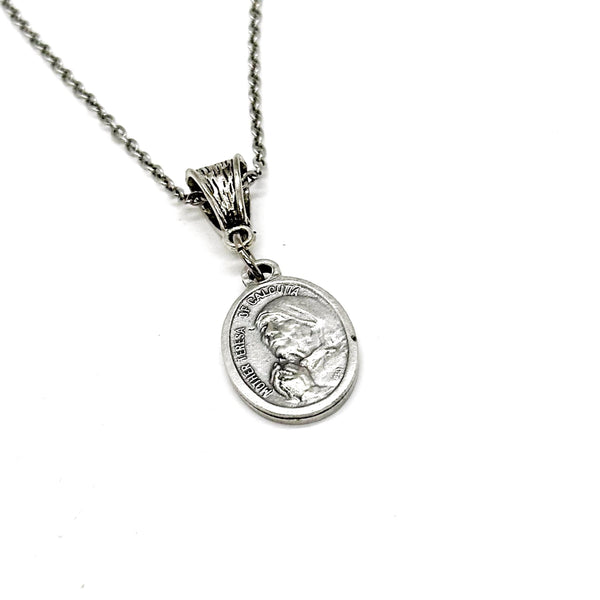 Saint Teresa Of Calcutta Pendant Necklace, Patron Saint Of World Youth Day, Missionary Charities, Catholic Saints, Faith Gift, Mother Teresa