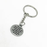Thou Shalt Decree A Thing And It Will Come To Thee Charm Keychain, Faith Gift, Job 22 28 Christian Jewelry, Gift For Her, Believer, Recovery
