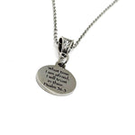 When I Am Afraid I Trust In God Pendant Necklace, Psalm 56 3, Faith Gift, Scripture Jewelry, Christian Jewelry, Baptism Gift, Believer