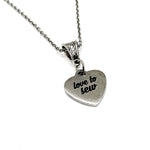 Love To Sew Pendant Necklace, Seamstress Gift, Wife Gift, Mom, Daughter, Sewing Club, Sewing Friends, Gift For Her, Sewing Buddy, Grandma
