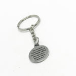 God Has Redeemed Us We Are His Charm Key Chain, Faith, Isaiah 43 11, Scripture Quote Keychain, Bible Verse, Believer Gift, Baptism Gift