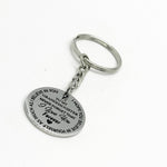 To My Granddaughter I Love You Charm Key Chain, Granddaughter Gift, Granddaughter Birthday, Going to College, New Car Gift, Graduation Gift