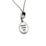 Saint Gianna Berretta Molla Charm Pendant Necklace, Patron Saint of Expectant Mothers and Unborn Children, Catholic Saint Gifts, Faith Gifts