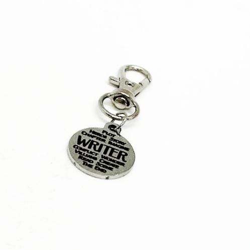 Writer Words Clip On Charm, Writer Gift, Author Gifts, Aspiring Author, Gift For Her, Gift For Him, Wordsmith Gift, Love To Write, English