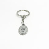 Saint Gianna Berretta Molla Charm Key Chain, Patron Saint of Expectant Mothers and Unborn Children, Catholic Saint Gifts, Faith Gifts