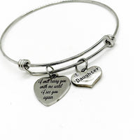 I Will Carry You In My Heart Until I See You Again Bracelet, Sympathy Gift, Loss Of Loved One, Family Member Loss, Remembering Lost Loves