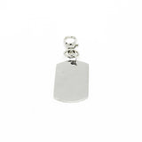 Customizable Dog Tag Clip On Charm, Customization Request, Key Chain Charm, Backpack Charm, Your Message, Customized Gifts, Your Text