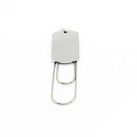 Customizable Dog Tag Charm Bookmark, Customization Request, Key Chain Charm, Backpack Charm, Your Message, Customized Gifts, Your Text