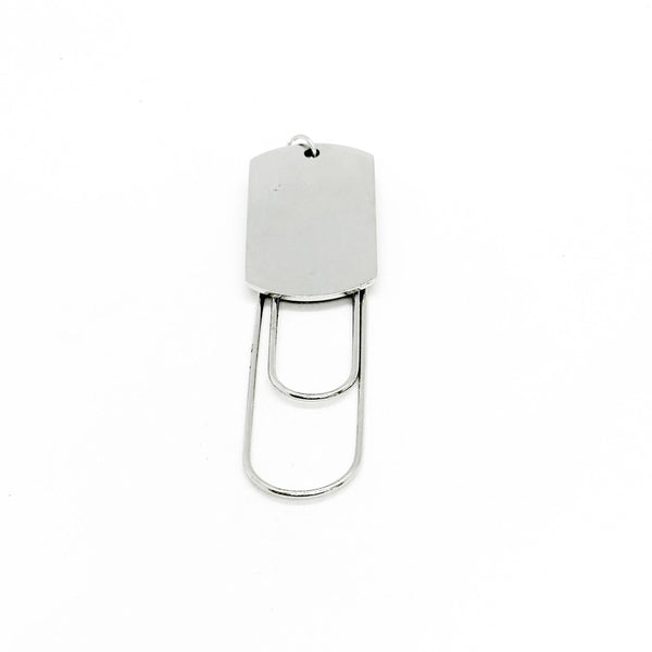 Customizable Dog Tag Charm Bookmark, Customization Request, Key Chain Charm, Backpack Charm, Your Message, Customized Gifts, Your Text