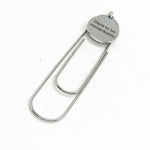 Dare To Be Remarkable Charm Paperclip Bookmark, Planner Gift, Encouragement, Motivational, Gift For Her, Gift For Him, Page Marker, Reader