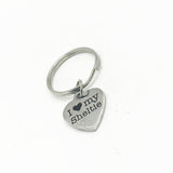 I Love My Sheltie Charm Keychain, Sheltie Owner, Gift For Her, Gift For Him, Mom, Dad, Daughter, Son, Sheltie Baby, New Dog, Pet Adoption