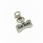 Talk To The Paw Clip On Charm, Dog Collar Charm, Dog Lover, Dog Carrier Charm, Dog Bag, Wife, Gift For Her, Daughter, Dog Tote, Dog Owner