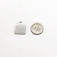 Customizable Square Clip On Charm, Customization Request, Key Chain, Backpack Charm, Your Message, Customized Gifts, Purse Charm, Your Text