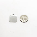 Customizable Square Clip On Charm, Customization Request, Key Chain, Backpack Charm, Your Message, Customized Gifts, Purse Charm, Your Text