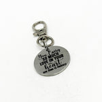 Love Yourself Clip On Charm, You Carry So Much Love In Your Heart, Key Chain Charm, Bag Charm, Motivational, Encouragement, Self Care Gift