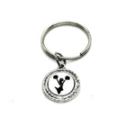 Cheerleader Charm Key Chain, Team Mom Gifts, Senior Mom Gift, Wife Gift, Mom Gift, Gift For Her, Cheer Mom, Cheer Squad, Daughter, Pep Squad