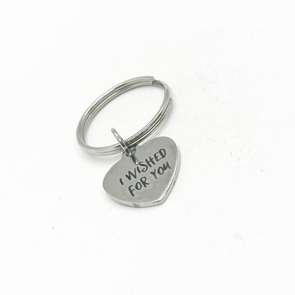 I Wished For You Charm Key Chain, Love Gift, Gift For Her, Gift For Him, Boyfriend, Girlfriend, Husband, Wife, Son, Daughter, Friend Gift