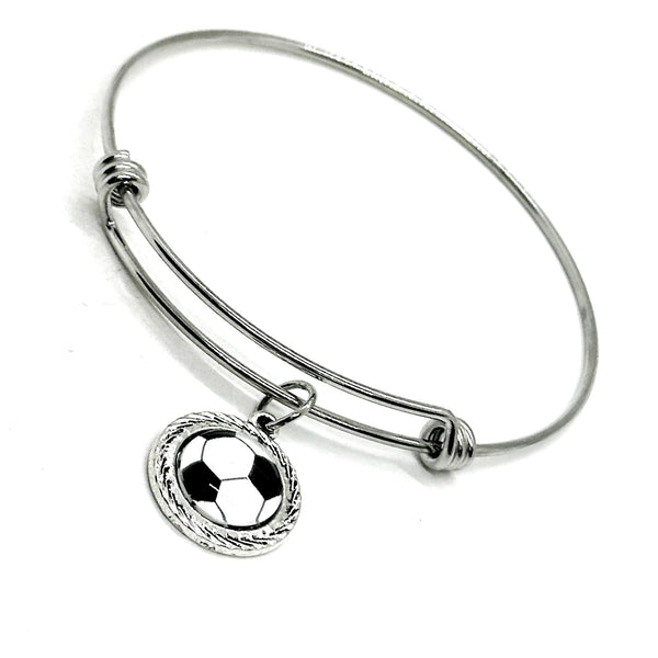 Soccer Charm Bracelet, Soccer Player Mom Gift, Soccer Girlfriend, Gift For Her, Wife Gift, Team Mom, Coach’s Wife, Jewelry Gifts