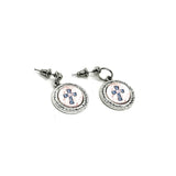 Cross Charm Earrings, Believer Gift, Christian Faith Jewelry, Bible Study, Prayer Partner, Daughter Gift, Granddaughter, Baptism Gifts