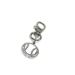 Baseball Cabochon Clip On Charm,Baseball Mom, Baseball Bag Charm, Love My Baseball Player, Wife Gift, Coach's Wife, Key Chain Charm