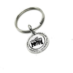 Wrestling Mom Charm Key Chain, Team Mom Gifts, Senior Mom Gift, Wife Gift, Mom Gift, Gift For Her, Proud of my Wrestler, Wrestling Son