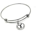 Cheerleader Charm Bracelet, Cheer Mom Gift, Cheer Coach, Pep Squad, Cheer Competition, Wife Gift, Team Mom, Coach’s Wife, Jewelry Gifts