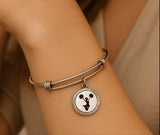 Cheerleader Charm Bracelet, Cheer Mom Gift, Cheer Coach, Pep Squad, Cheer Competition, Wife Gift, Team Mom, Coach’s Wife, Jewelry Gifts