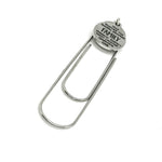 Family Words Charm Bookmark, Paperclip Bookmark, Reader Gift, Book Lover, Novel Lover, Gift For Her, Gift For Him, Family Reunion Gifts