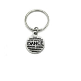 Dance Words Charm Key Chain, Dancer Gifts, Daughter Gift, Dance Team, Dance Squad, Gift For Her, Dance Instructor, Dance Key Ring, Dancing