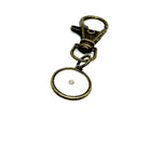 Antique Bronze Mustard Seed Clip On Charm, Key Chain Charm, Purse Charm, Matthew 17 20 Charm, Mustard Seed Faith Gifts, Believer Gift