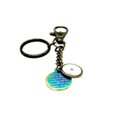 Antique Bronze Scripture Clip On Mustard Seed Keychain, Mustard Seed Faith, Christian Gifts, Matthew 17 20, Encouraging Gifts, Sunday School