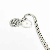 Mustard Seed Scripture Charm Bookmark, Faith Gift, Matthew 17 20, Mustard Seed Faith, Christian Gift, Bible Bookmark, Baptism Gift, Believer