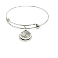 Mustard Seed Scripture Round Charm Bracelet, Matthew 17 20, Mustard Seed Jewelry Gifts, Christian Jewelry, Mustard Seed Faith Jewelry Gift
