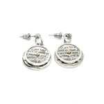 Mustard Seed Verse Earrings, Mustard Seed Jewelry, Matthew 17 20, Mustard Seed Faith Jewelry, Scripture Gifts, Faith, Believer, Christian