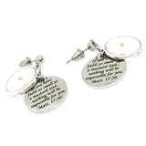 Mustard Seed Verse Earrings, Mustard Seed Jewelry, Matthew 17 20, Mustard Seed Faith Jewelry, Scripture Gifts, Faith, Believer, Christian