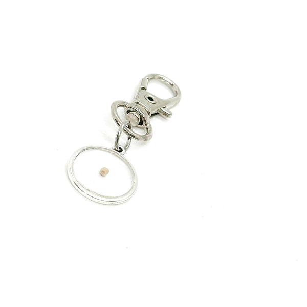 Mustard Seed Round Clip On Charm, Key Chain Charm, Purse Charm, Matthew 17 20 Charm, Mustard Seed Faith Gifts, Just A Little Faith