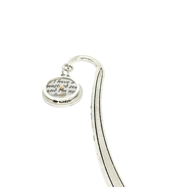 I Have A Mustard Seed Charm Shepherd Hook Bookmark, Christian Planner Bookmark, Mustard Seed Faith Bible Gifts, Bible Bookmark