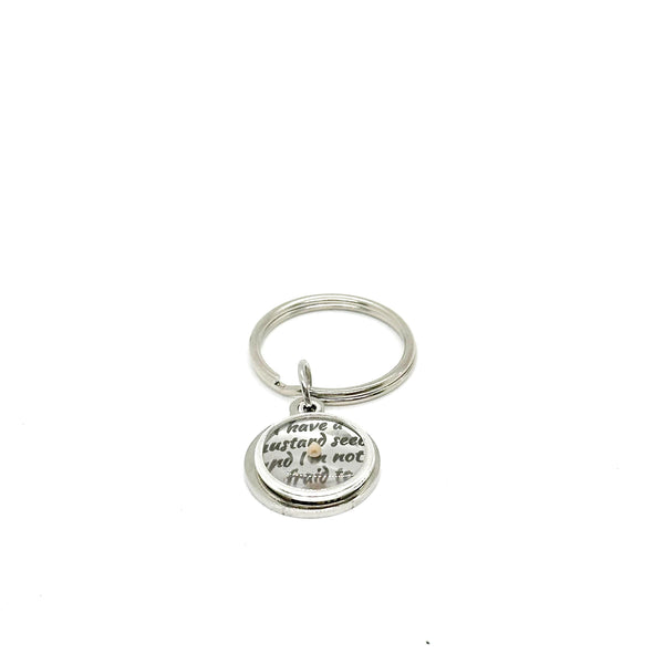 I Have A Mustard Seed Key Chain, Mustard Seed Faith, Matthew 17 20 Gift, Mustard Seed Gifts, Mountain Moving Faith, Christian, Scripture