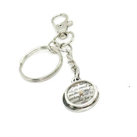 Mustard Seed Scripture Charm Key Chain, Matthew 17 20, Mustard Seed Faith, Christian Gift, Believer, Graduation Gift, Mountain Moving