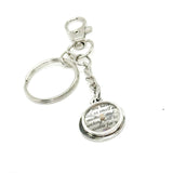 Mustard Seed Scripture Charm Key Chain, Matthew 17 20, Mustard Seed Faith, Christian Gift, Believer, Graduation Gift, Mountain Moving