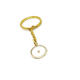 Goldtone Mustard Seed Key Chain, Believer, Mustard Seed Faith Gift, Oval Mustard Seed Charm, Christian, Faith Keychain, Matthew 17 20