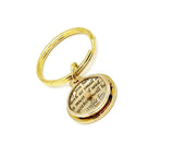 Mustard Seed Goldtone Keychain, Mustard Seed Faith, Matthew 17 20 Gift, Mustard Seed Gifts, Faith Gifts, Christian Gifts, Scripture Gift