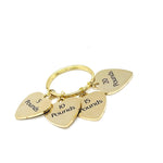 Goldtone Weight Loss Tracker Keychain, Weight Loss Celebration Key Chain, Weight Loss Goals, Celebration Gifts, Gift For Her, Pounds Lost